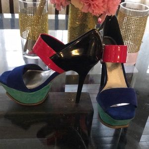 Color block heels!